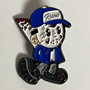 LA Rams Jason Voorhees Hat Pin Pins Hats Bag Fitted New Era Friday The 13th